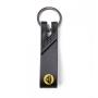 View Lotus Leather Loop Key Ring Full-Sized Product Image